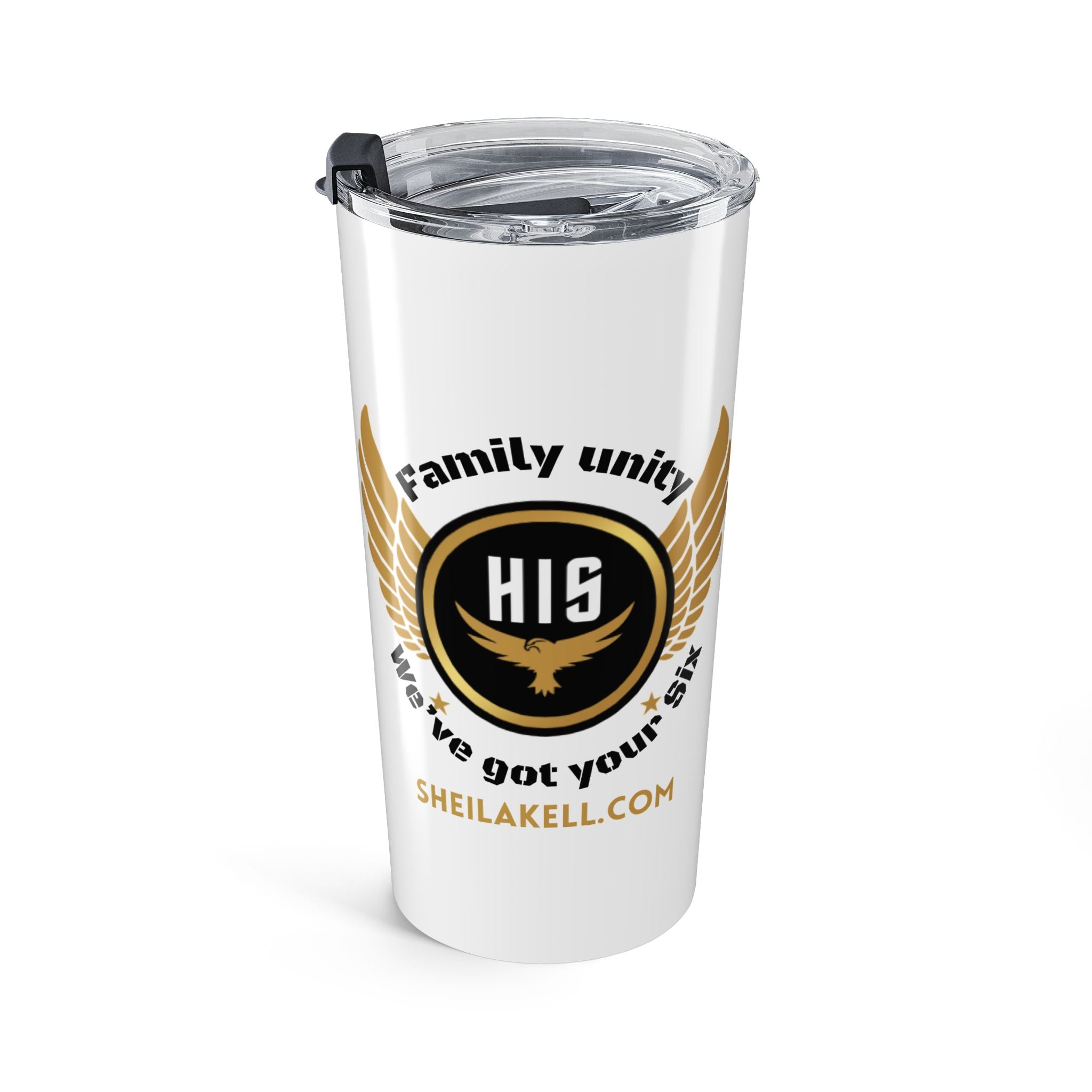 20oz Firefighter Tumbler - "HIS Series and Fireline Hearts" Insulated Travel Cup