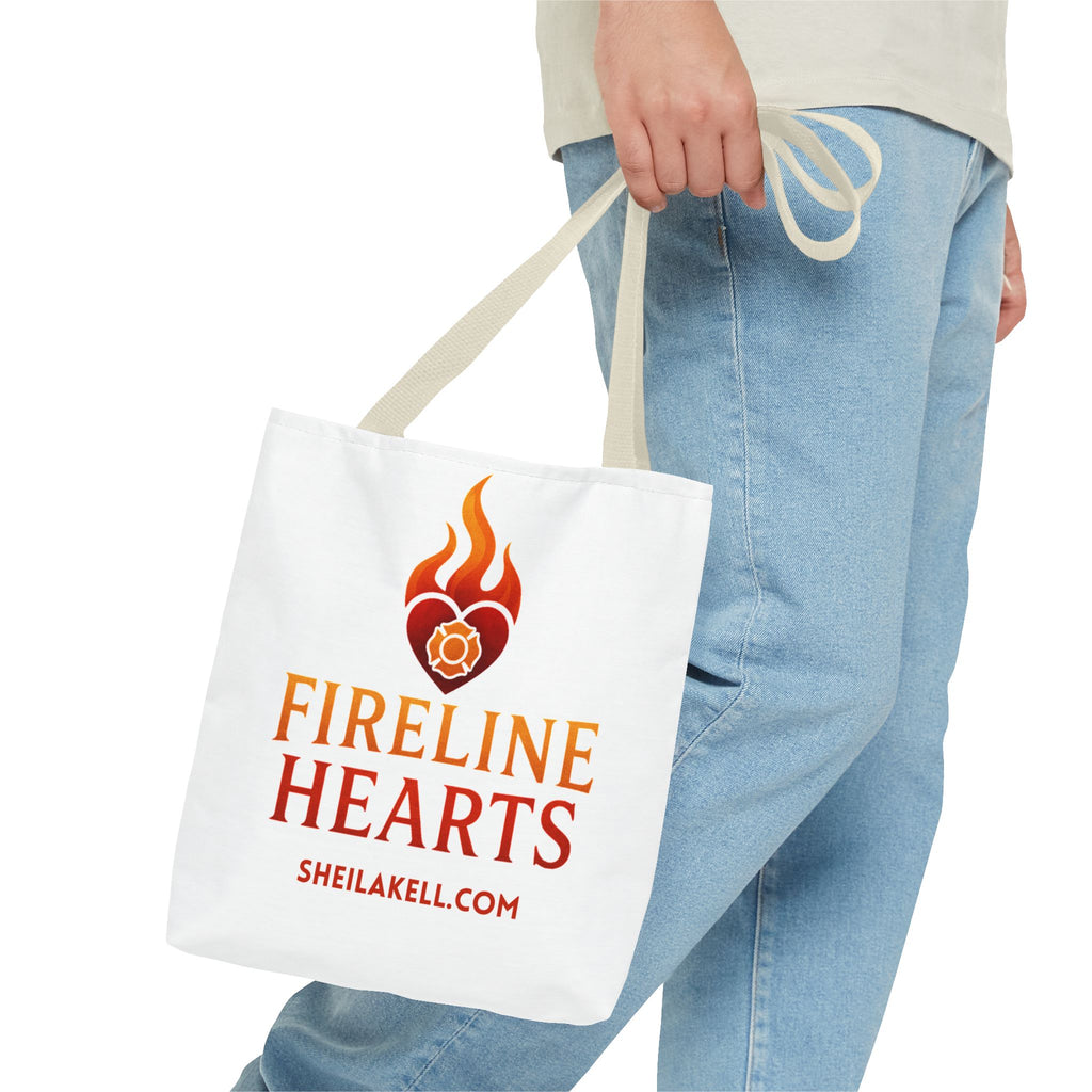 HIS and Fireline Hearts Tote Bag