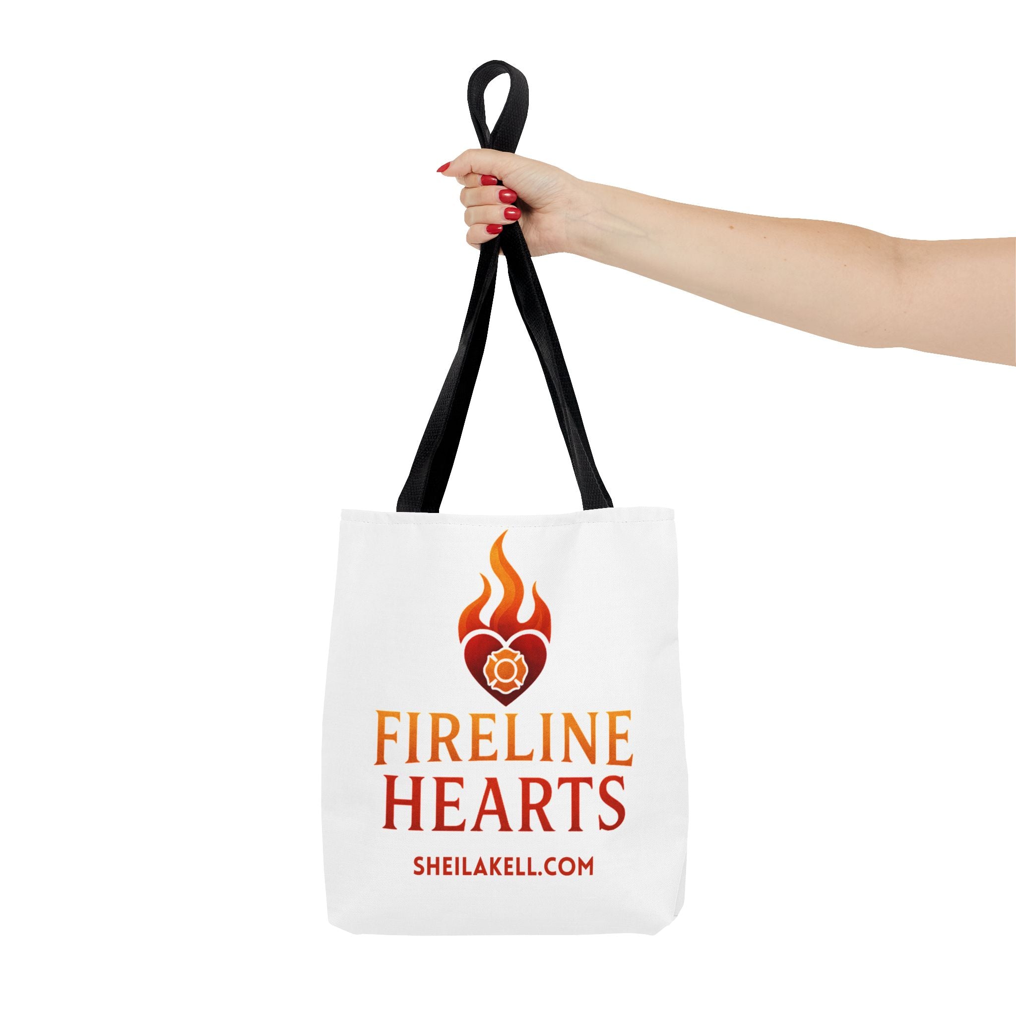 HIS and Fireline Hearts Tote Bag