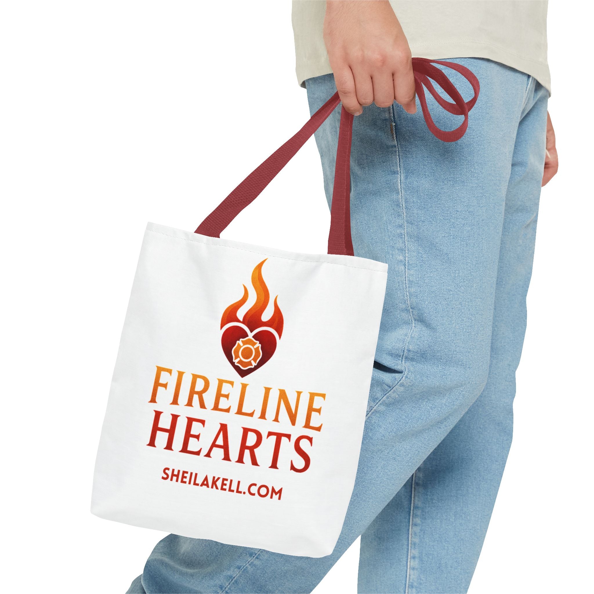 HIS and Fireline Hearts Tote Bag