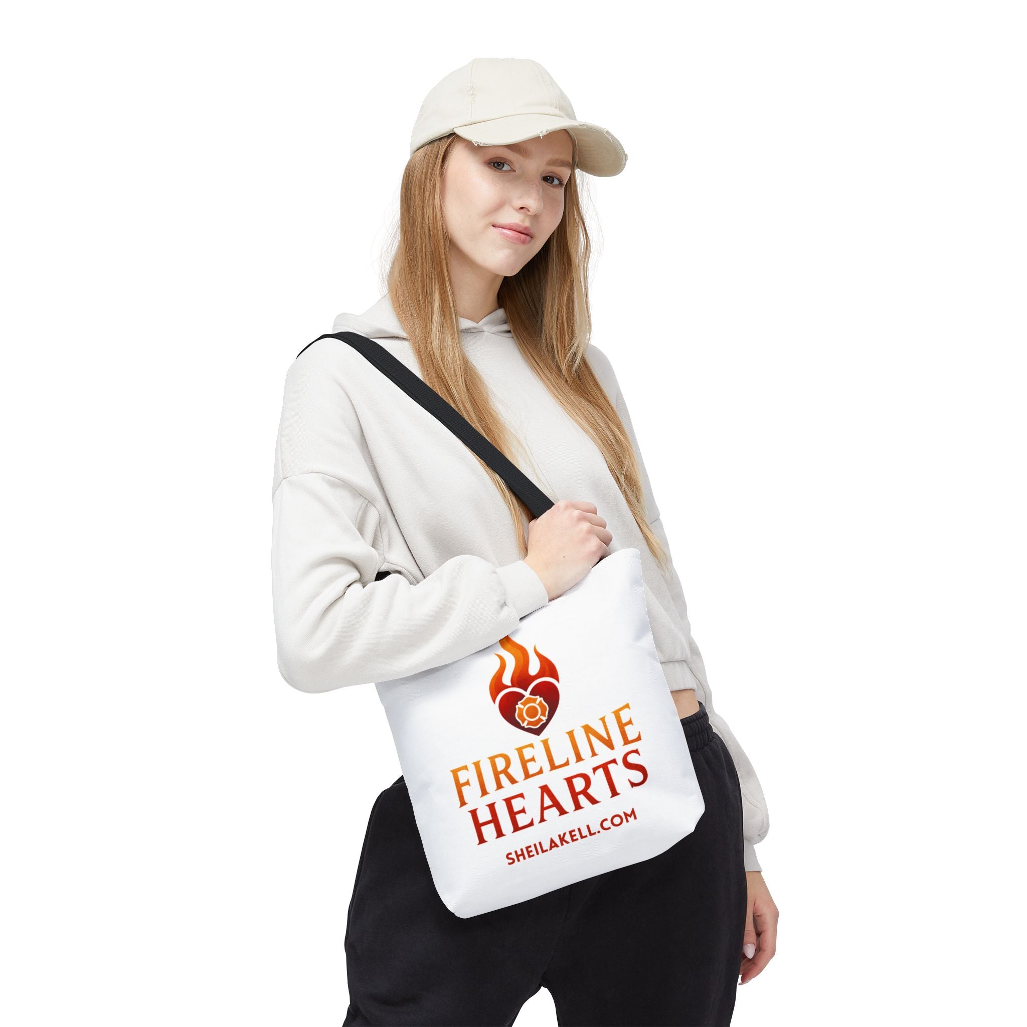 HIS and Fireline Hearts Tote Bag