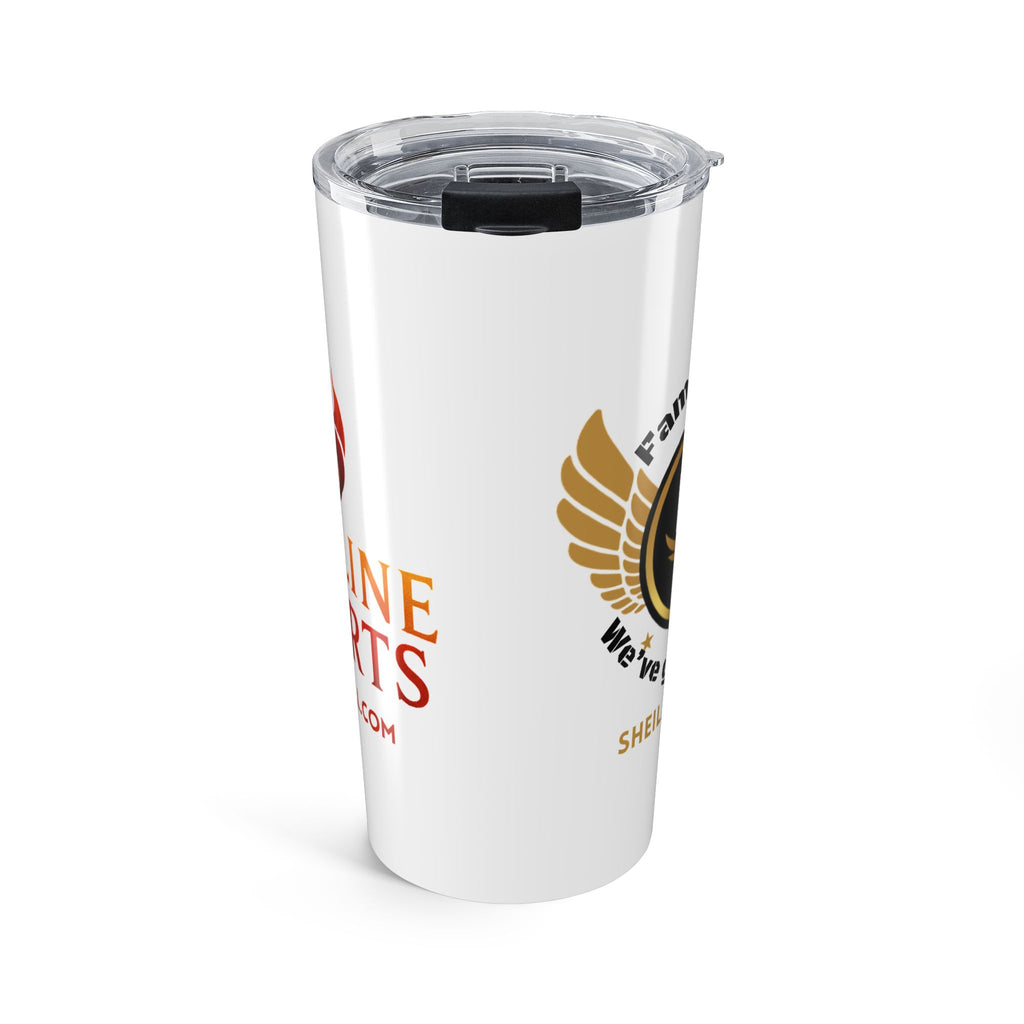 20oz Firefighter Tumbler - "HIS Series and Fireline Hearts" Insulated Travel Cup