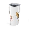 20oz Firefighter Tumbler - "HIS Series and Fireline Hearts" Insulated Travel Cup