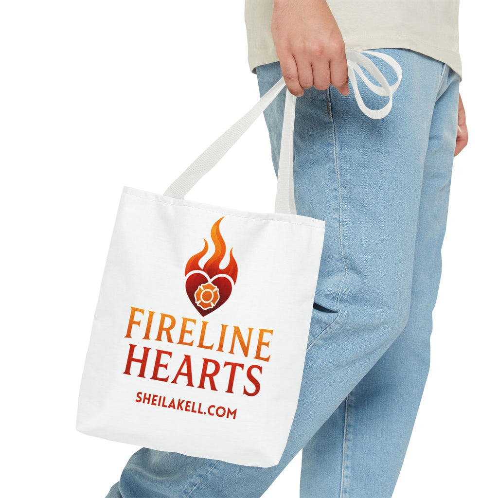 HIS and Fireline Hearts Tote Bag