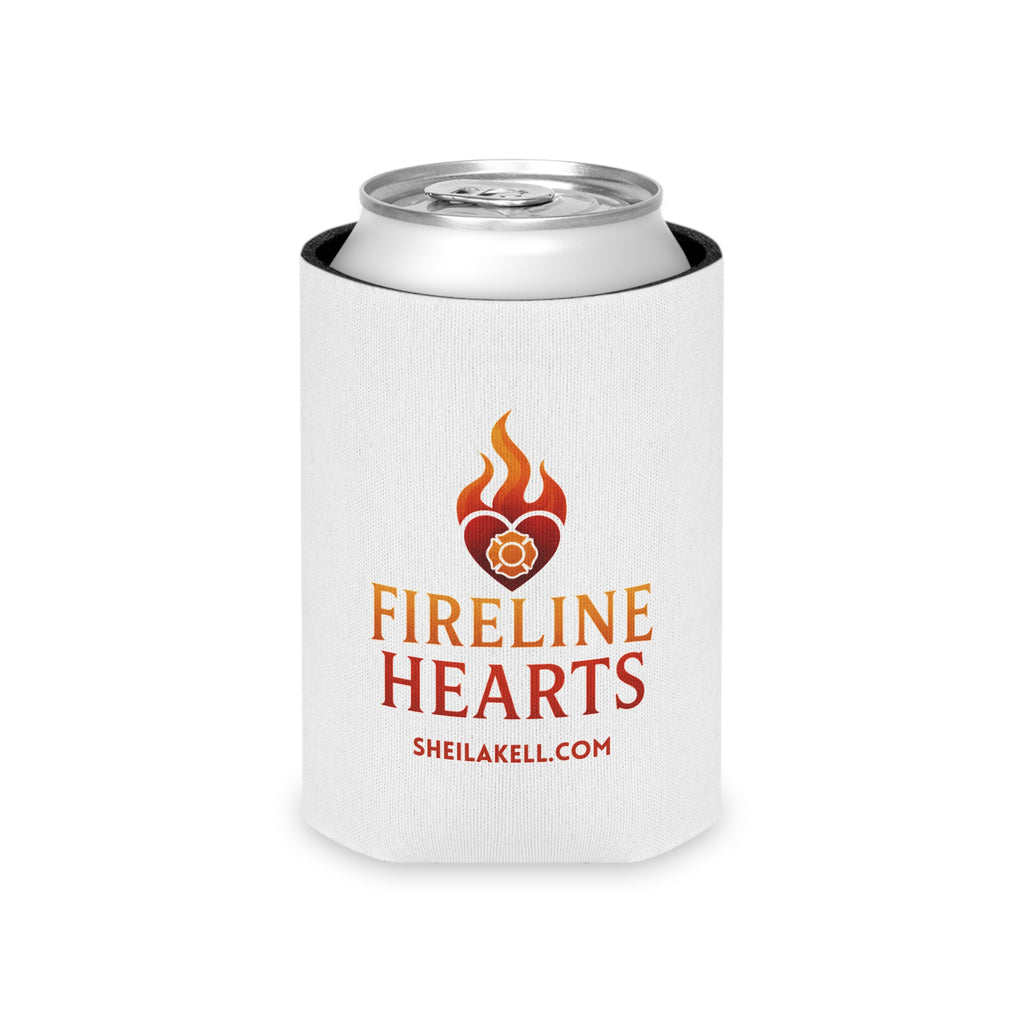 Can Cooler — Fireline Hearts Logo Cooler