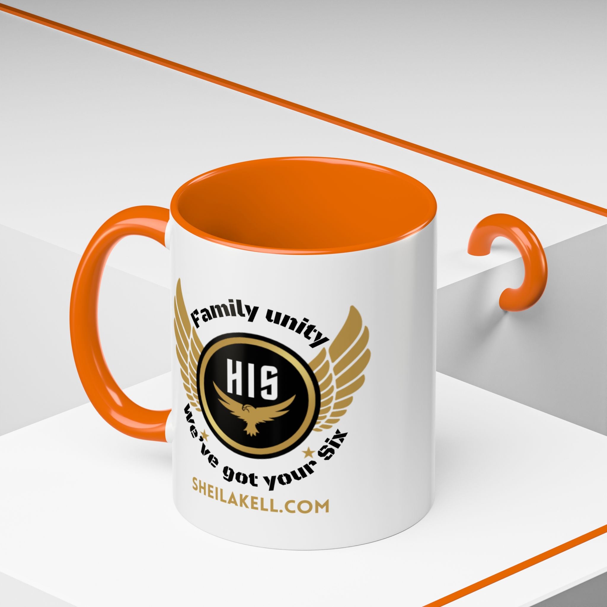 HIS Series Accent Coffee Mug — Logo Coffee Cup (11/15oz)