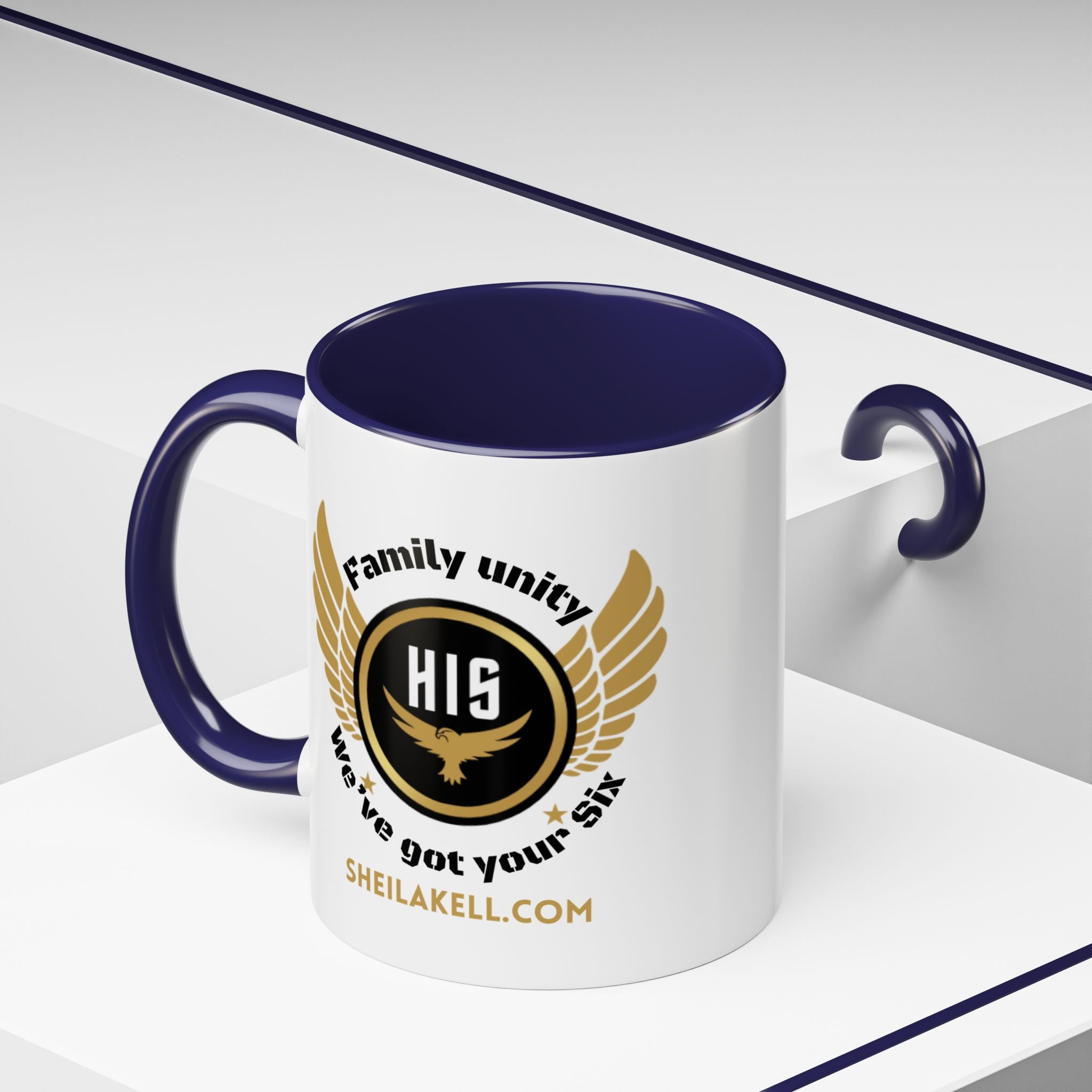 HIS Series Accent Coffee Mug — Logo Coffee Cup (11/15oz)