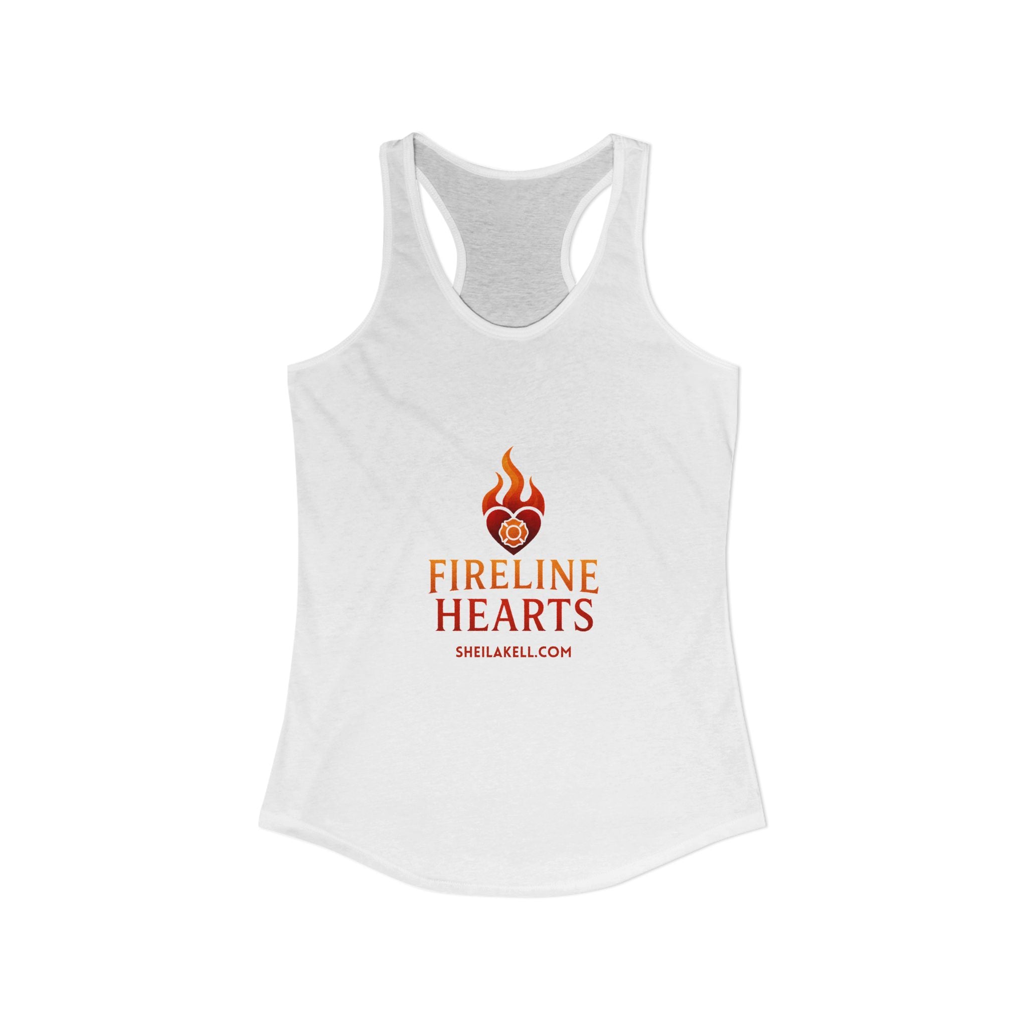Fireline Hearts - Women's Ideal Racerback Tank