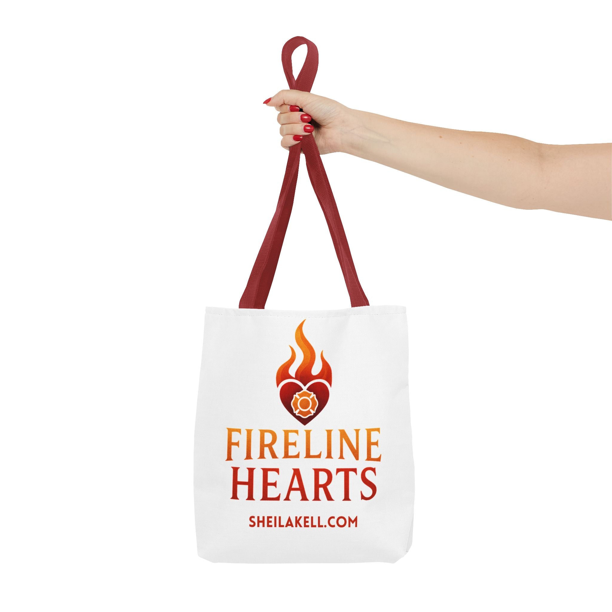 HIS and Fireline Hearts Tote Bag