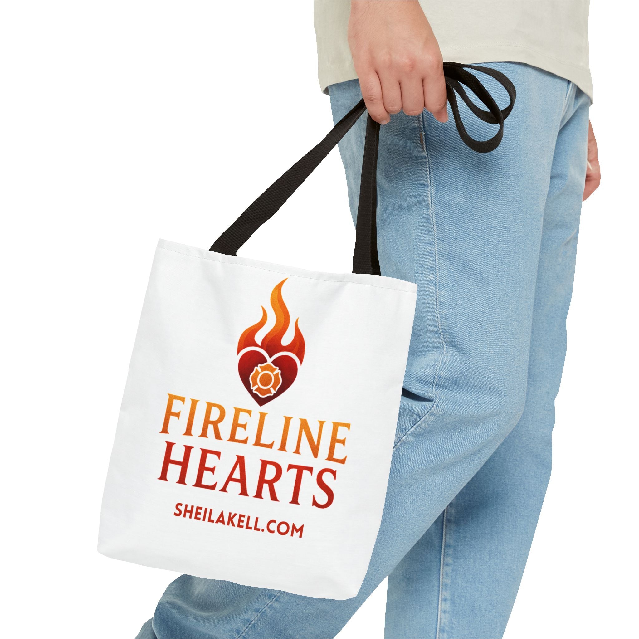 HIS and Fireline Hearts Tote Bag
