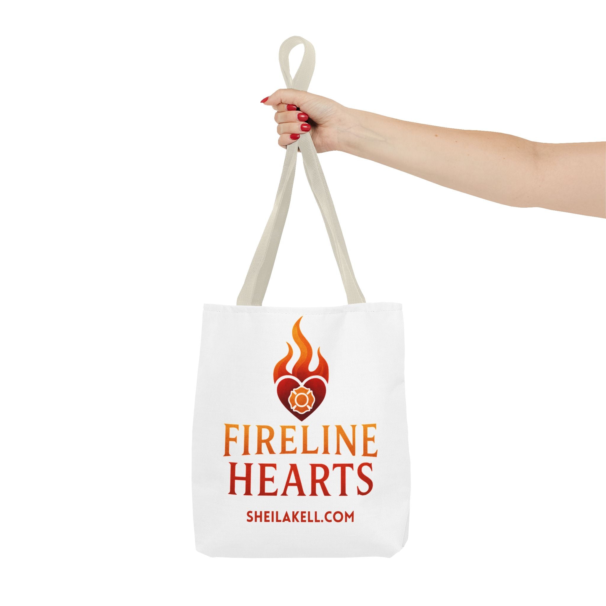 HIS and Fireline Hearts Tote Bag