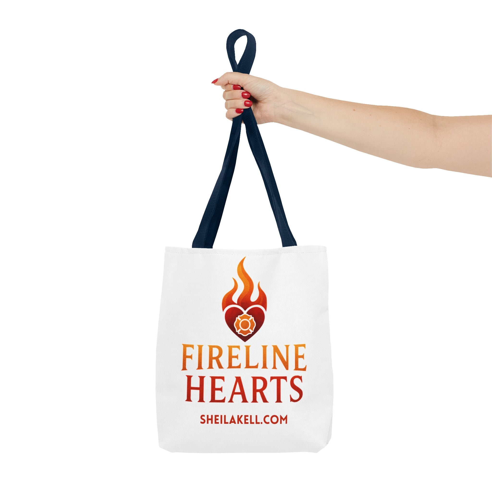 HIS and Fireline Hearts Tote Bag