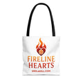 HIS and Fireline Hearts Tote Bag