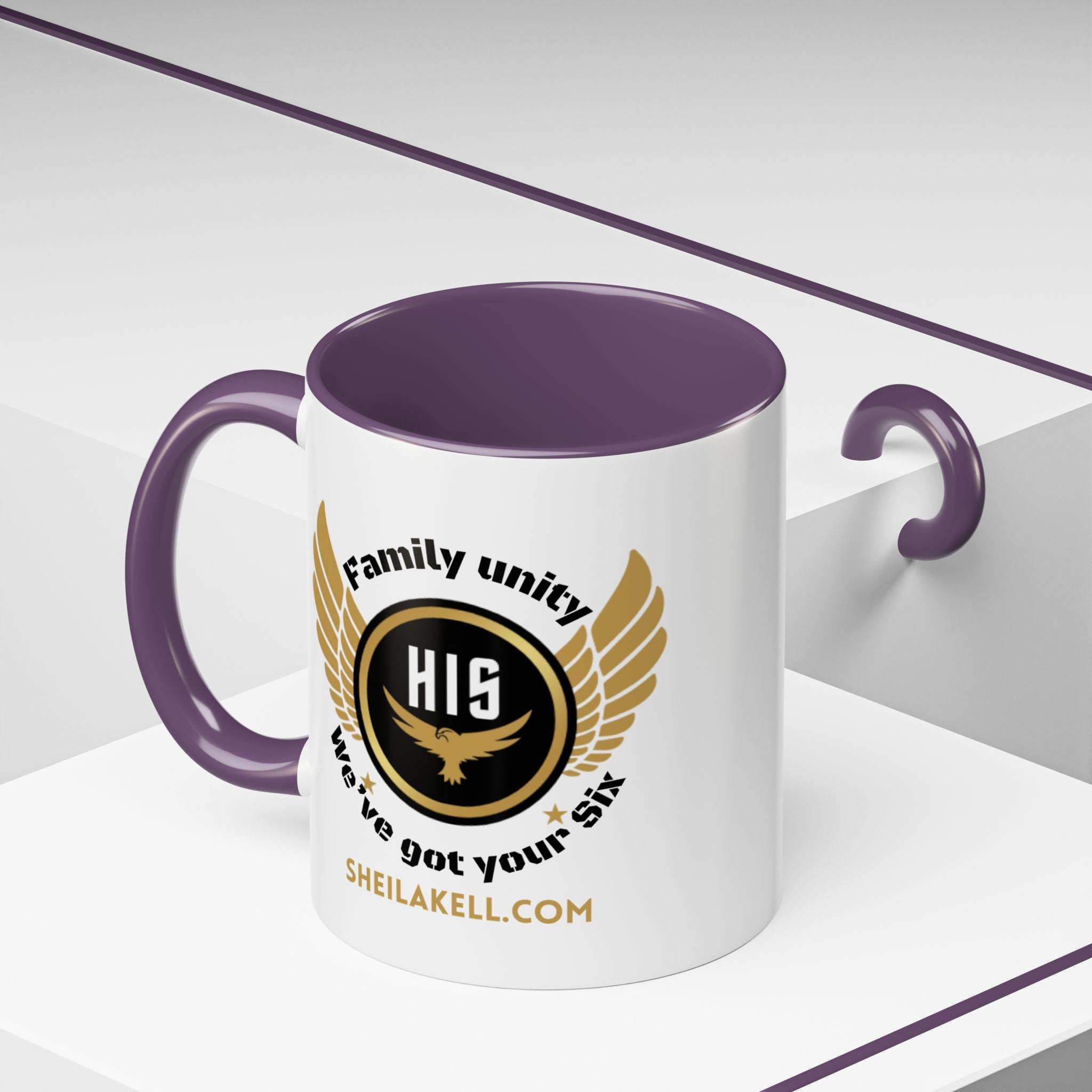 HIS Series Accent Coffee Mug — Logo Coffee Cup (11/15oz)