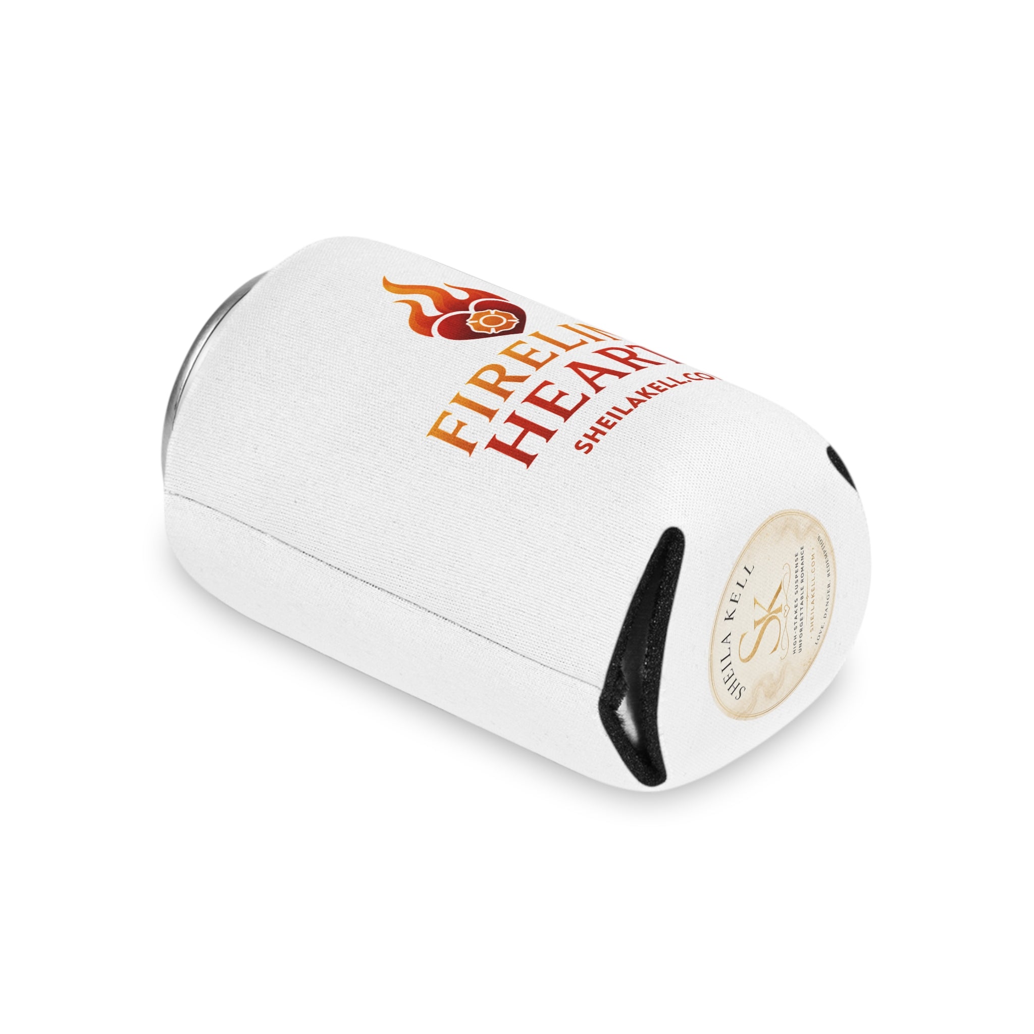 Can Cooler — Fireline Hearts Logo Cooler