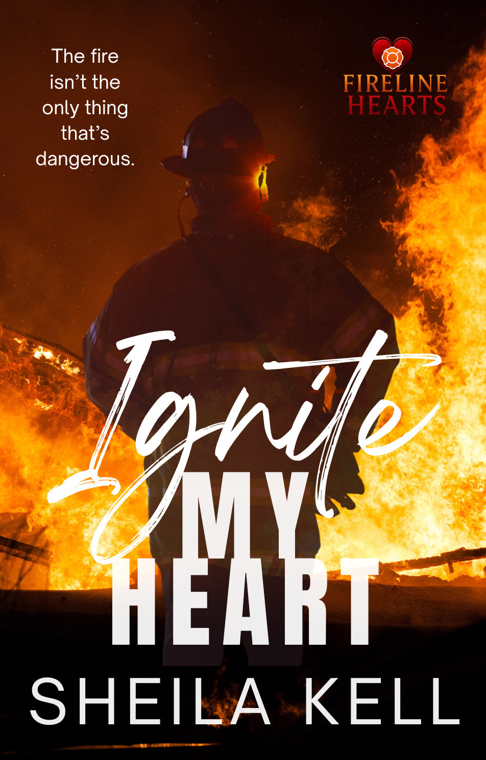 Ignite My Heart (Fireline Hearts Series) signed paperback (discreet cover) with SWAG
