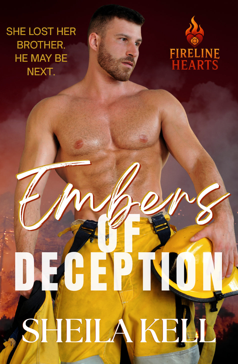PREORDER - Signed paperback copy of Embers of Deception (Fireline Hearts)